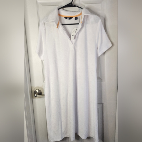 Lands' End Dresses & Skirts - Lands' End White Short Sleeve Top